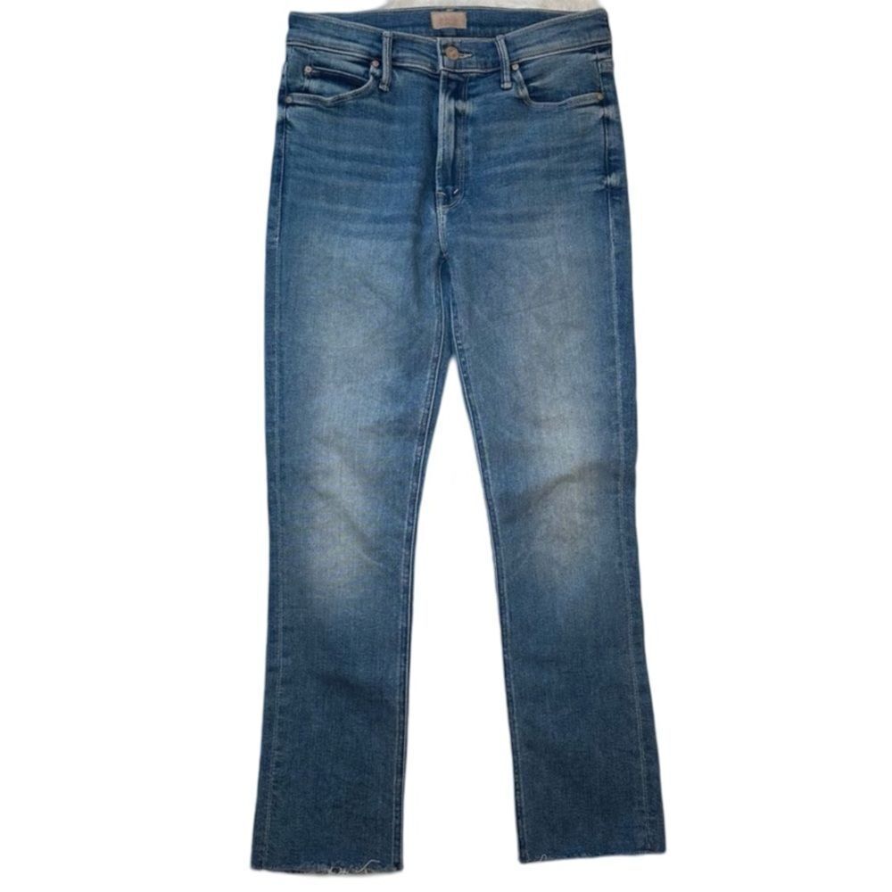 Mid Rise Dazzler Ankle Fray Jeans